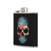 Colorado Flag Skull op Black Heupfles (Links)