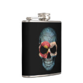 Colorado Flag Skull op Black Heupfles (Rechts)