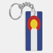 Colorado Flag Sleutelhanger (Voorkant Links)