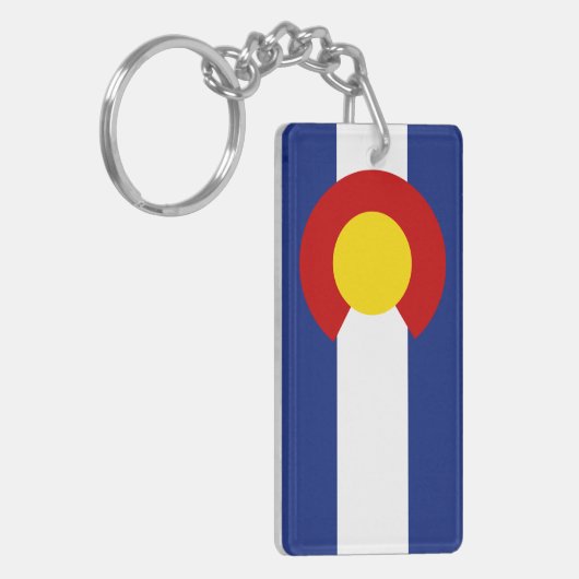 Colorado Flag Sleutelhanger (Voorkant Links)