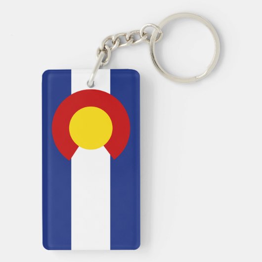 Colorado Flag Sleutelhanger (achterkant)