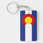 Colorado Flag Sleutelhanger (Voorkant)