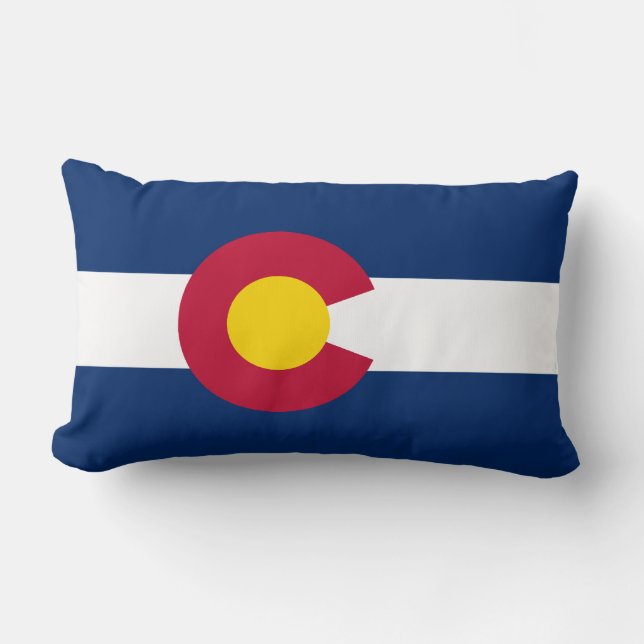  Colorado Flag Souvenir Kussen (Voorkant)