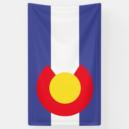 COLORADO Flag - Spandoek (Verticaal)
