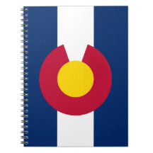 Colorado Flag Spiral Notitieboek