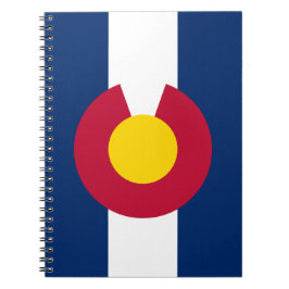 Colorado Flag Spiral Notitieboek