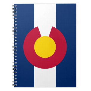 Colorado Flag Spiral Notitieboek