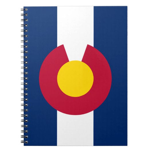 Colorado Flag Spiral Notitieboek (Voorkant)