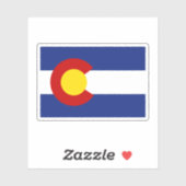 Colorado Flag Sticker (Vel)