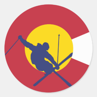 Colorado Flag Sticker - Skiër - Iron Cross