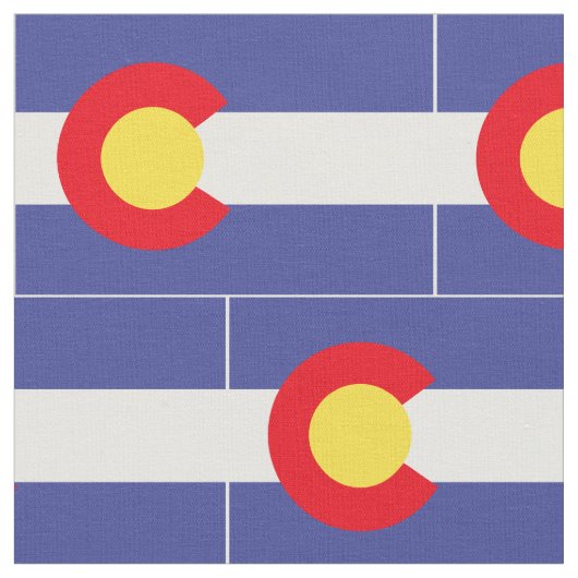 COLORADO Flag - Stof (Close Up)