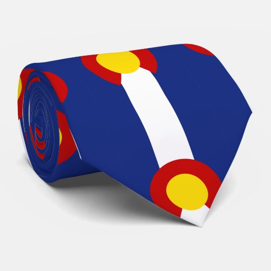 Colorado Flag Stropdas (Opgerold)