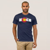 Colorado Flag T-Shirt - Hike Colorado (Voorkant volledig)