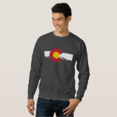 Colorado Flag T-Shirt - Rocky Mountains - Denver (Voorkant volledig)