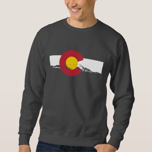 Colorado Flag T-Shirt - Rocky Mountains - Denver (Voorkant)