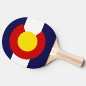 COLORADO FLAG TAFELTENNISBATJE (Zijkant)