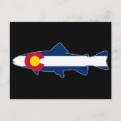 Colorado Flag Trout Fish Briefkaart (Voorkant)