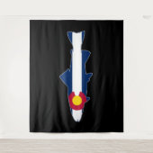 Colorado Flag Trout Fish Wandkleed (Voorkant)