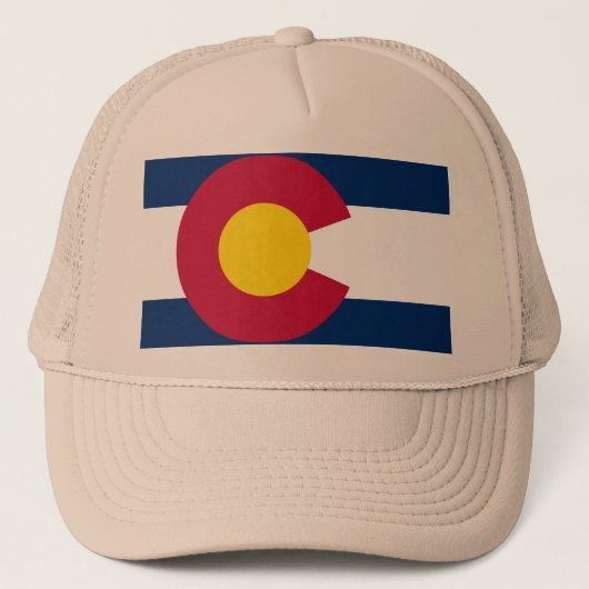 Colorado Flag Trucker Hat Pet (Voorkant)