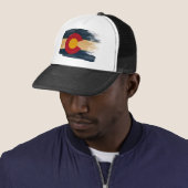 Colorado Flag Trucker Hat Trucker Pet (In situ)