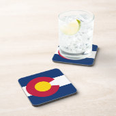 Colorado Flag, Verenigde Staten, Coloradans Bier Onderzetter (Rechterzijde)
