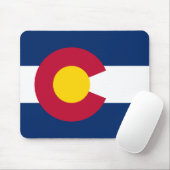 Colorado Flag, Verenigde Staten, Coloradans Muismat (Met muis)