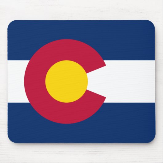 Colorado Flag, Verenigde Staten, Coloradans Muismat (Voorkant)