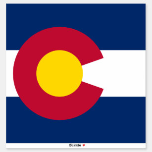 Colorado Flag, Verenigde Staten, Coloradans Sticker