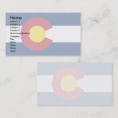 Colorado Flag Visitekaartje (Voorkant / Achterkant)