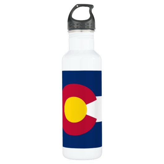 Colorado Flag Waterfles (Voorkant)