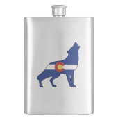 Colorado Flag Wolf Flacon (Voorkant)