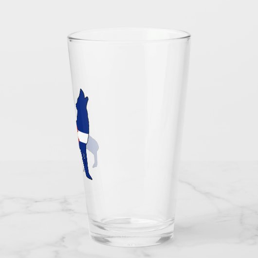 Colorado Flag Wolf Glas (Links)