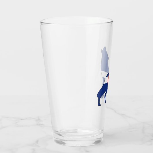 Colorado Flag Wolf Glas (Rechts)
