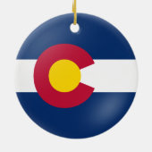 Colorado Flair Keramisch Ornament (Achterkant)