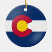 Colorado Flair Keramisch Ornament (Voorkant)