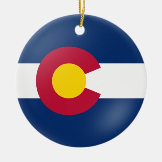 Colorado Flair Keramisch Ornament (Voorkant)