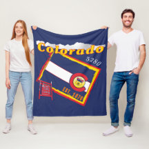 Colorado Fleece Blanket