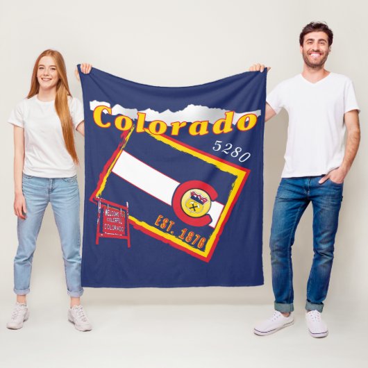 Colorado Fleece Blanket (In situ)