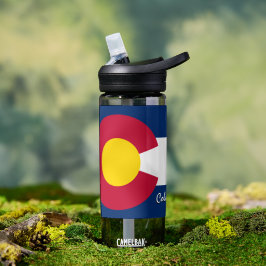 Colorado-fles, patriottische Colorado-vlag Waterfles