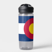 Colorado-fles, patriottische Colorado-vlag Waterfles (Voorkant)