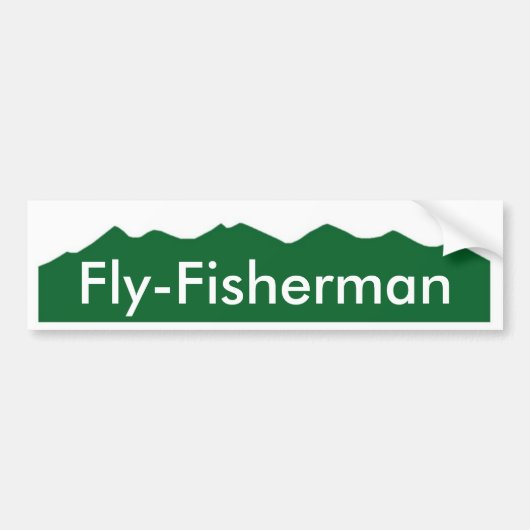 Colorado Fly-Fisherman Bumpersticker (Voorkant)