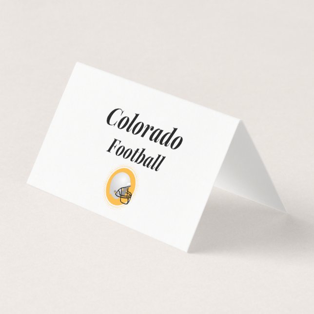 Colorado football kaart (Voorkant)