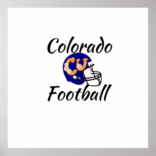 Colorado Football Poster (Voorkant)