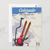 Colorado for Fun and Ski Briefkaart (Voorkant / Achterkant)