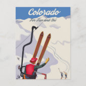 Colorado for Fun and Ski Briefkaart (Voorkant)
