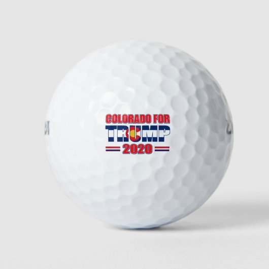 Colorado-for-TRUMP- Golfballen (Voorkant)