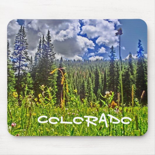 Colorado forrest schilderachtig mousepad muismat (Voorkant)