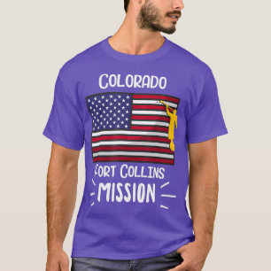 Colorado Fort Collins Mormon LDS Mission Gift T-shirt