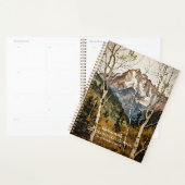 Colorado Fourteener Mountain Art CO 14ers Journal Planner (Display)