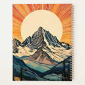 Colorado Fourteener Mountain Art CO 14ers Journal Planner (Achterkant)
